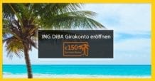 Wer jetzt ein Girokonto oder Gehaltskonto bei der ING DiBa Österreich abschließt bekommt 150 Euro Sommerbonus
