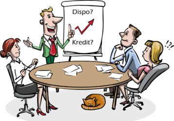 Konto überziehen mit Dispo oder Ratenkredit bei der Bank aufnehmen - Was ist besser?