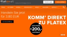 Flatex Österreich 200 Euro Cashback Neukundenaktion Online Broker Wertpapierdepot