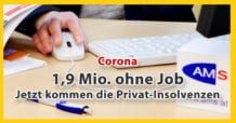 Corona – 1,9 Mio ohne Job: Private Schuldenkrise steht gerade erst am Anfang & Folgen werden katastrophal sein, wie z.B. Privat-insolvenzen