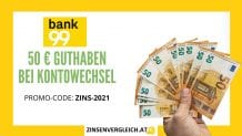 ZV bank99 50euro gutschrift