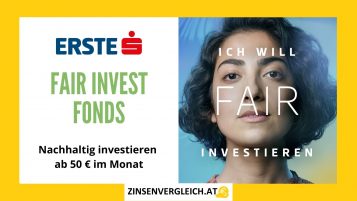 ERSTE FAIR INVEST Fond - Fondssparplan - Nachhaltig investieren