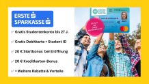 Gratis Studentenkonto für Österreich der Erste Bank und Sparkasse mit 20 € Startbonus