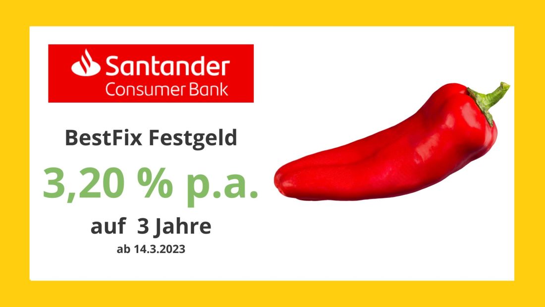 Santander Österreich Festgeld Zinsen März 2023